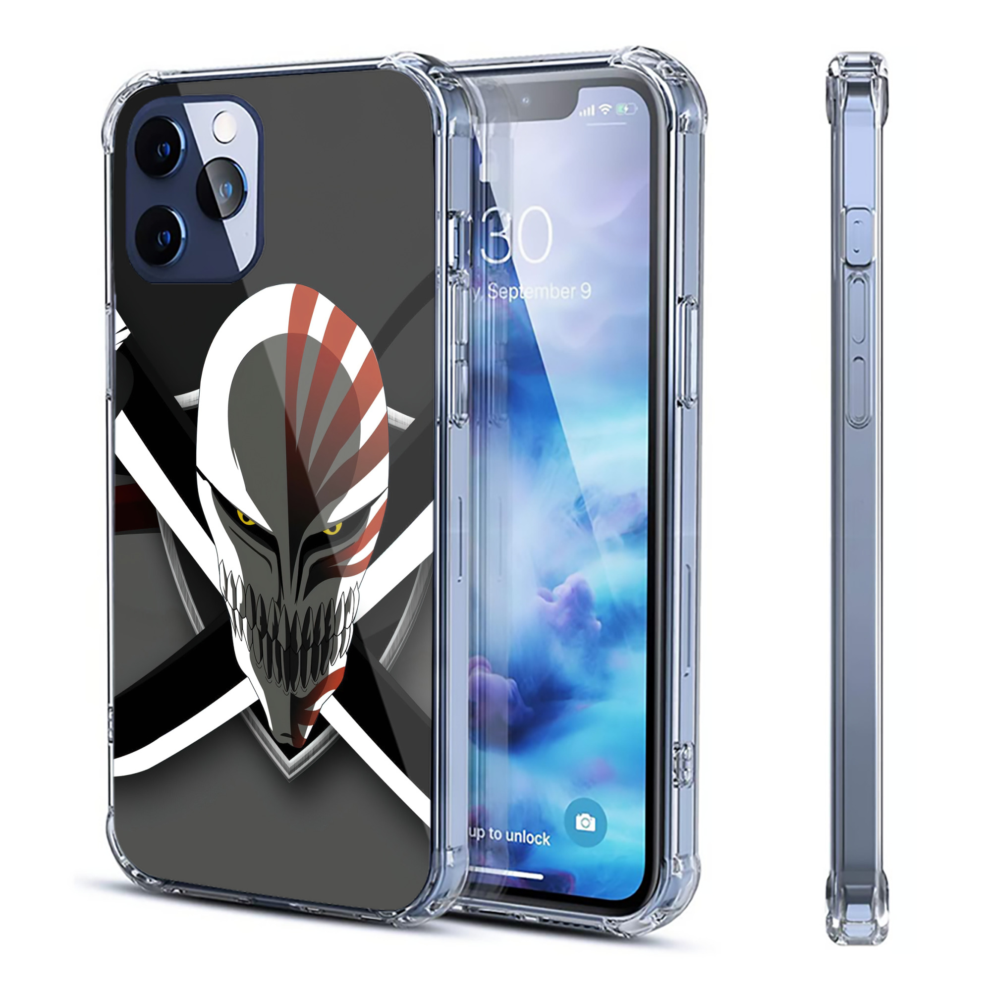 （画像用） ブリーチ BLEACH 【iPhone 12シリーズ対応】透明スマホケース（クリアソフトケース）